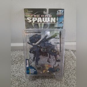 Techno Spawn Warzone Action Figure - Blue and Black